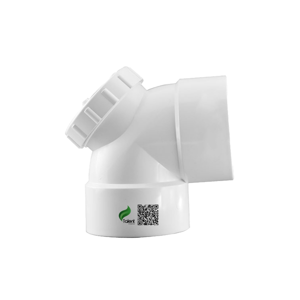 كوع بي في سي بباب 60 مم