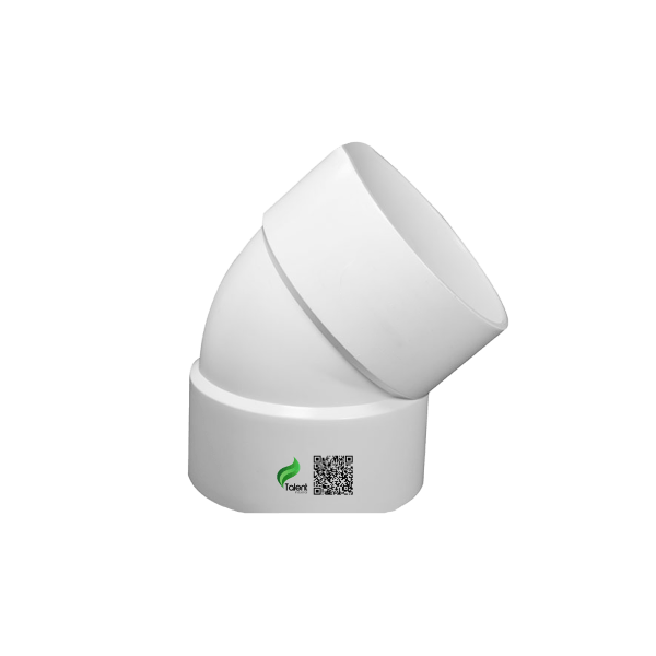 كوع بي في سي مفتوح 32 مم